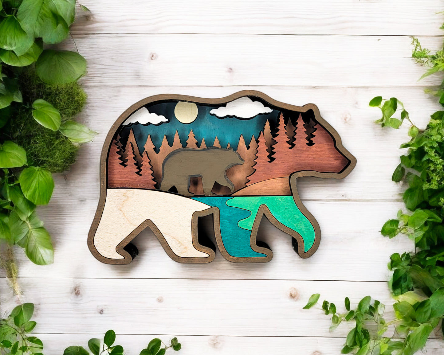 Layered Ornaments and Magnets