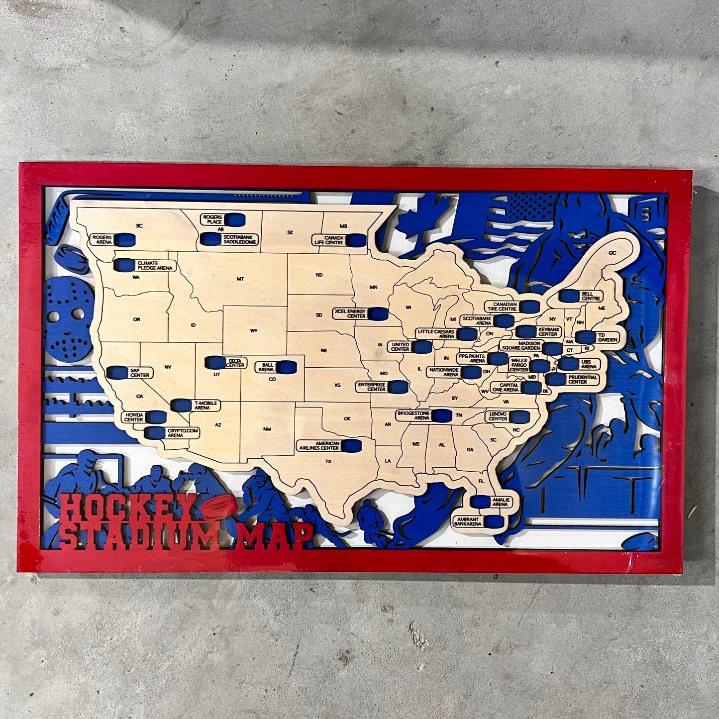 CHOOSE YOUR Stadium Map ( 18” x 11” )