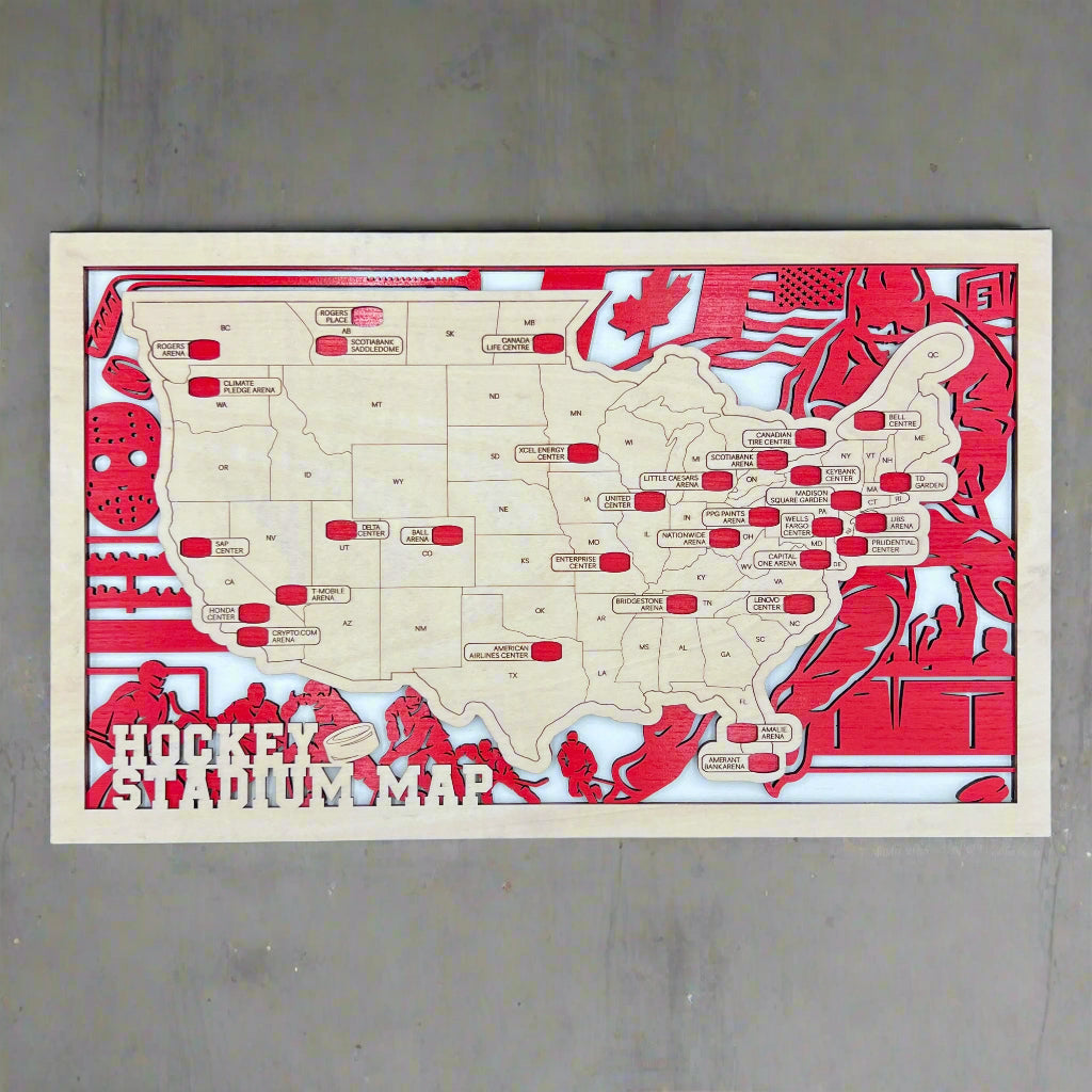 CHOOSE YOUR Stadium Map ( 18” x 11” )