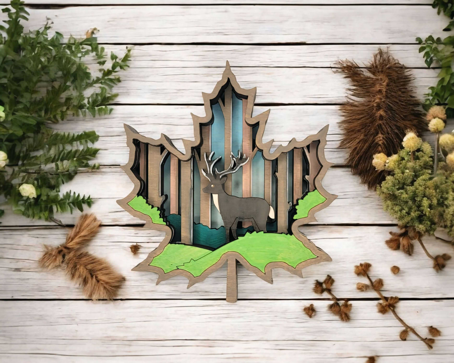 Layered Ornaments and Magnets