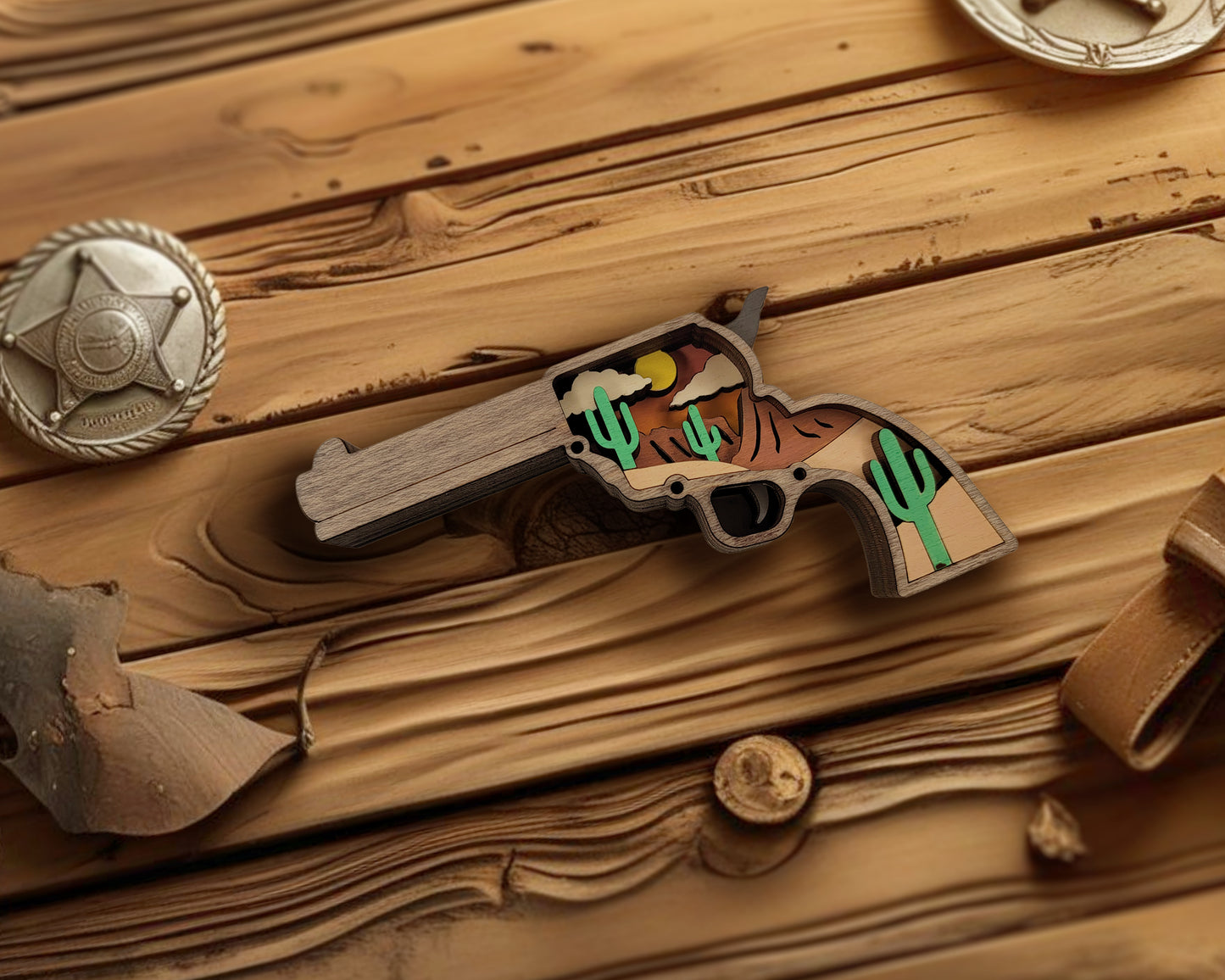 Layered Ornaments and Magnets