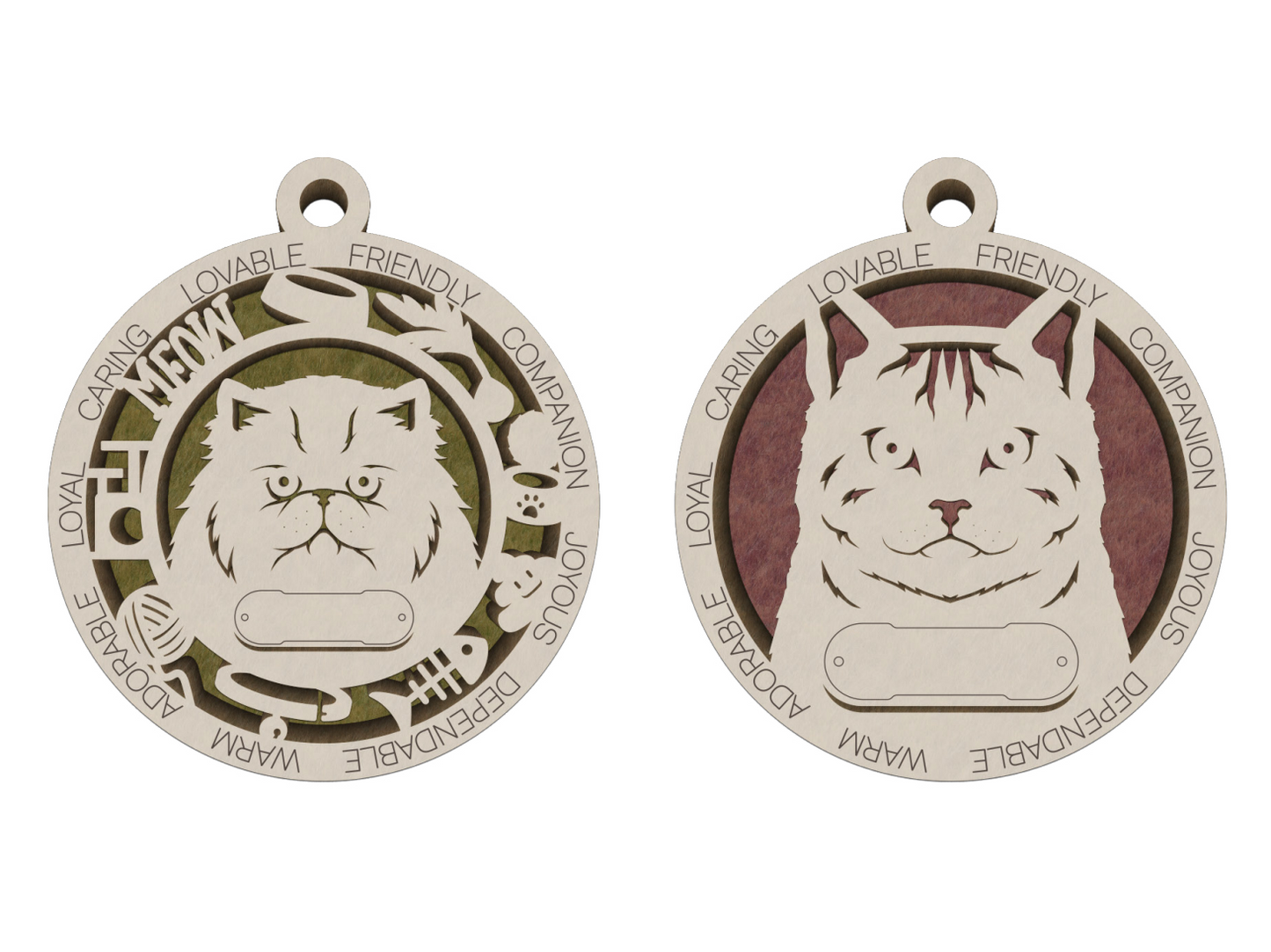 Cat Ornament (Customizable) Over 25 Cat Breeds!
