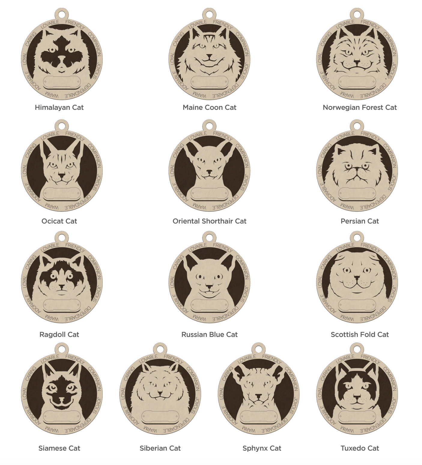 Cat Ornament (Customizable) Over 25 Cat Breeds!