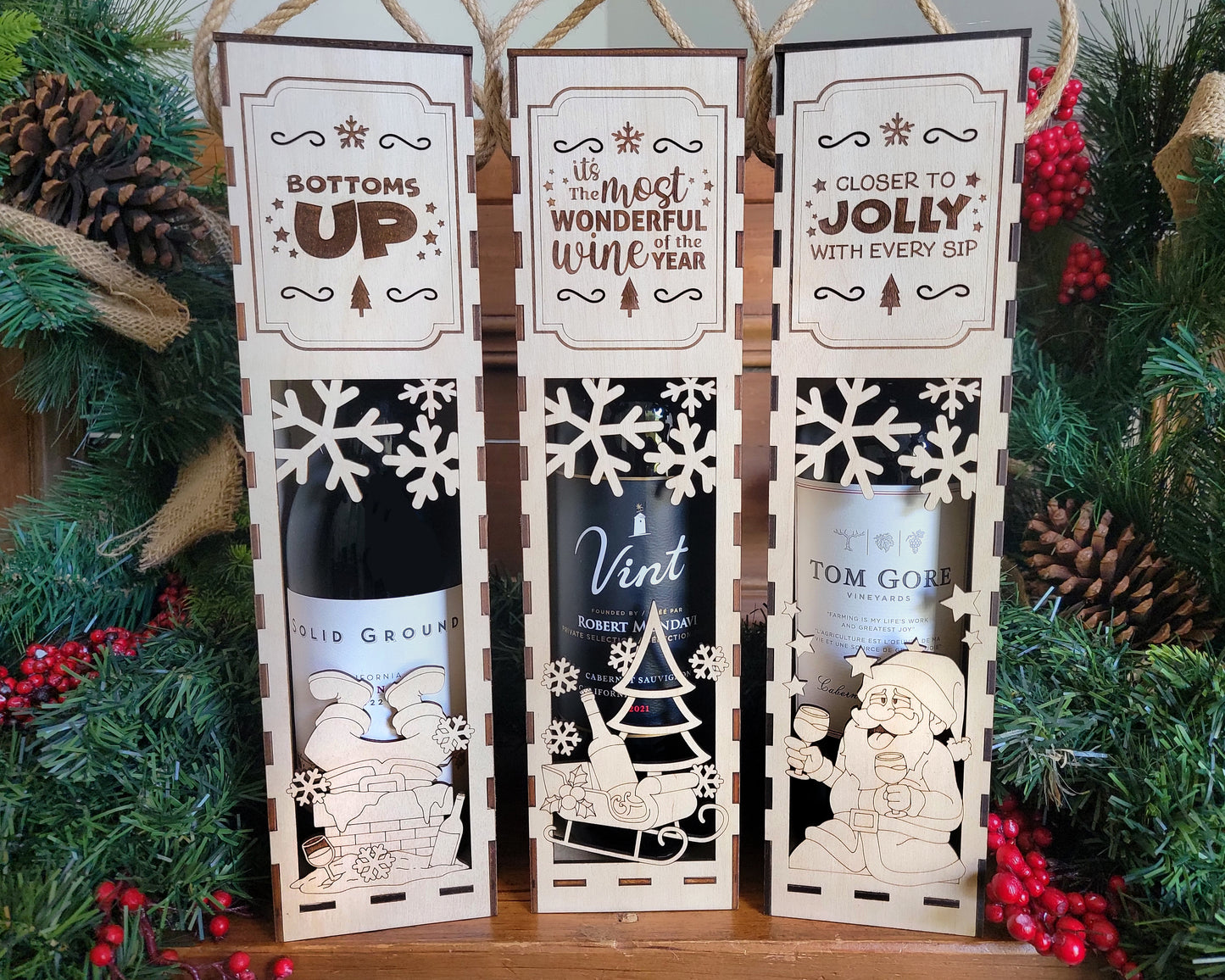 Wine Gift Boxes- 7 Designs to choose from! (+ add personalization!)