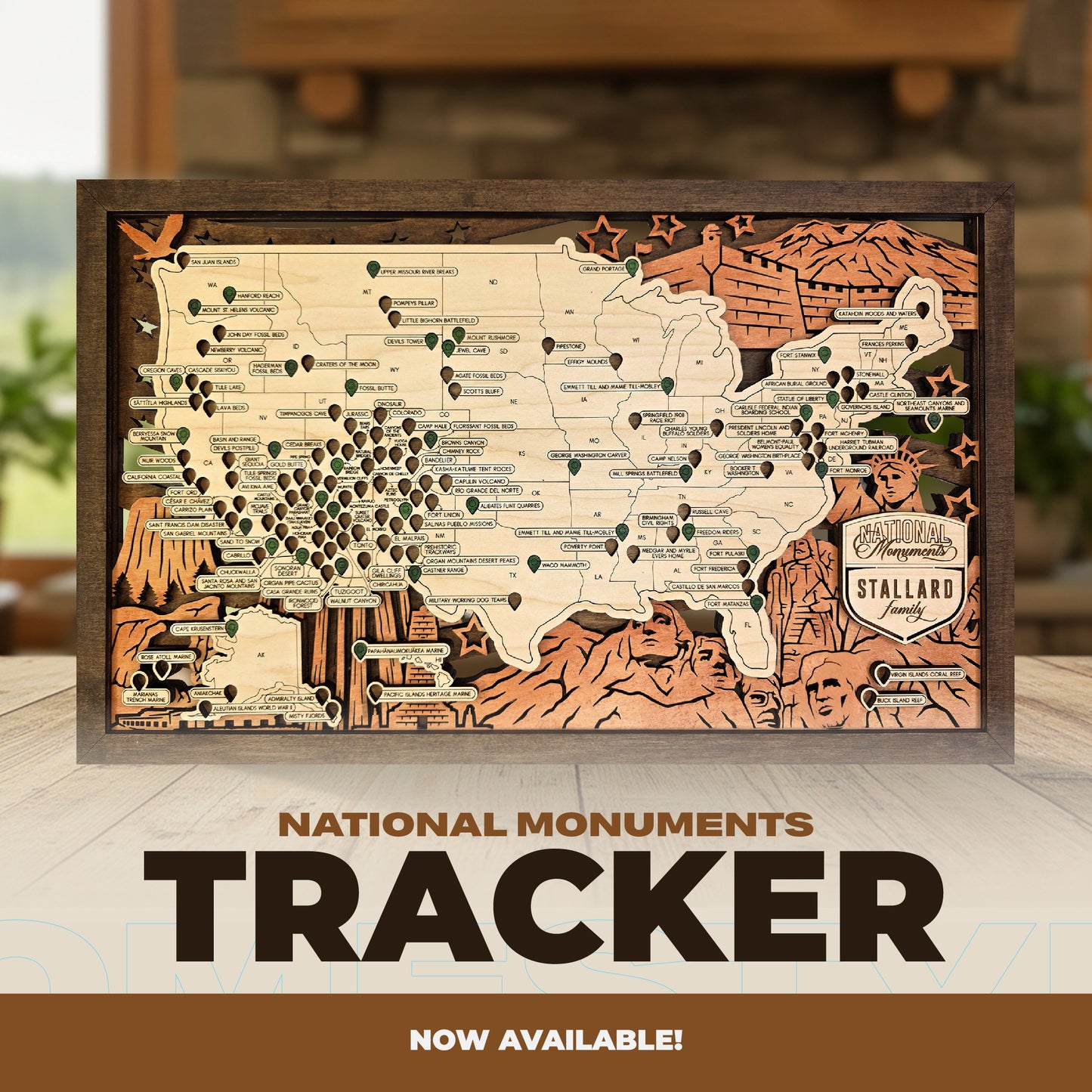 National Monument Tracker Map